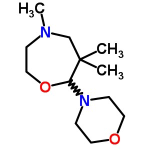 76503-76-9  4,6,6-trimethyl-7-(morpholin-4-yl)-1,4-oxazepane