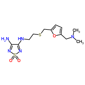 78441-83-5  N-{2-[({5-[(dimethylamino)methyl]furan-2-yl}methyl)sulfanyl]ethyl}-1,2,5-thiadiazole-3,4-diamine 1,1-dioxide