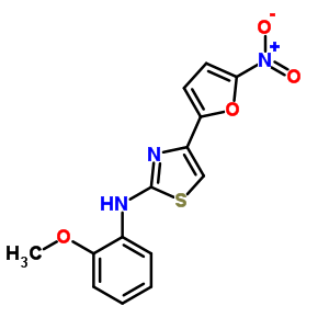 79571-44-1  N-(2-methoxyphenyl)-4-(5-nitrofuran-2-yl)-1,3-thiazol-2-amine
