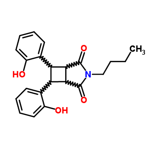 84319-81-3  (1R,5S,7R)-3-butyl-6,7-bis(2-hydroxyphenyl)-3-azabicyclo[3.2.0]heptane-2,4-dione