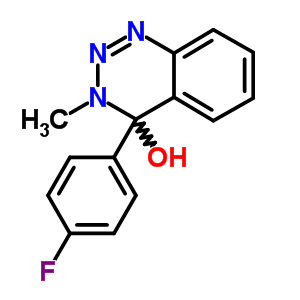 85010-46-4  4-(4-fluorophenyl)-3-methyl-3,4-dihydro-1,2,3-benzotriazin-4-ol