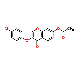 137988-10-4  3-(4-chlorophenoxy)-4-oxo-4H-chromen-7-yl acetate