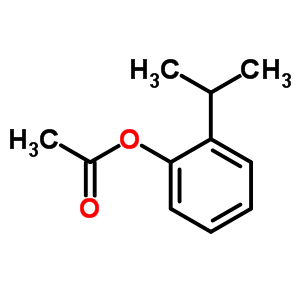 1608-68-0  2-(propan-2-yl)phenyl acetate