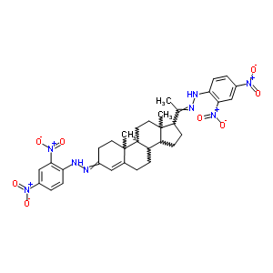 2122-97-6  3,20-bis[2-(2,4-dinitrophenyl)hydrazinylidene]pregn-4-ene