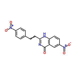 24093-15-0  6-nitro-2-[2-(4-nitrophenyl)ethenyl]quinazolin-4(1H)-one