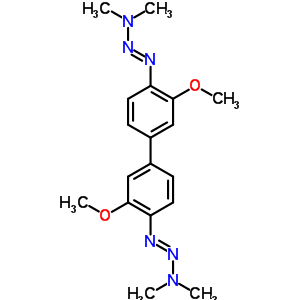 28287-12-9  (1E,1'E)-1,1'-(3,3'-dimethoxybiphenyl-4,4'-diyl)bis(3,3-dimethyltriaz-1-ene)