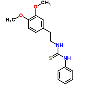 38507-96-9  1-[2-(3,4-dimethoxyphenyl)ethyl]-3-phenylthiourea
