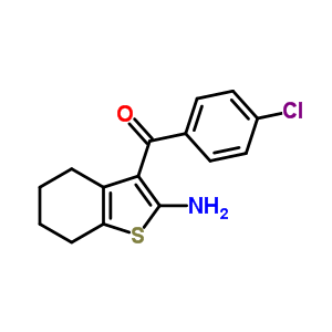 40312-34-3  (2-amino-4,5,6,7-tetrahydro-1-benzothiophen-3-yl)(4-chlorophenyl)methanone