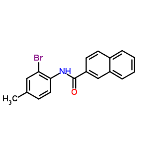 416874-40-3  N-(2-bromo-4-methylphenyl)naphthalene-2-carboxamide 416874-40-3  N-(2-bromo-4-methylphenyl)naphthalene-2-carboxamide