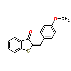 5376-36-3  (2E)-2-(4-methoxybenzylidene)-1-benzothiophen-3(2H)-one