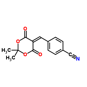 53942-70-4  4-[(2,2-dimethyl-4,6-dioxo-1,3-dioxan-5-ylidene)methyl]benzonitrile