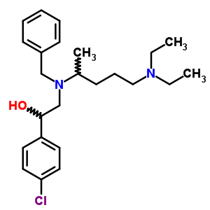 5432-42-8  2-{benzyl[5-(diethylamino)pentan-2-yl]amino}-1-(4-chlorophenyl)ethanol