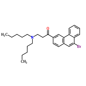 5442-86-4  1-(9-bromophenanthren-3-yl)-3-(dipentylamino)propan-1-one