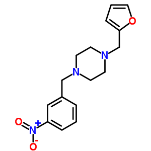 5882-37-1  1-(furan-2-ylmethyl)-4-(3-nitrobenzyl)piperazine