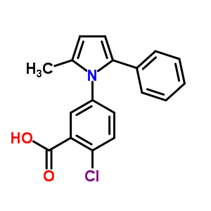 5935-48-8  2-chloro-5-(2-methyl-5-phenyl-1H-pyrrol-1-yl)benzoic acid