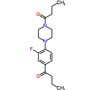 6032-98-0  1-[4-(4-butanoyl-2-fluorophenyl)piperazin-1-yl]butan-1-one