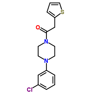 6130-50-3  1-[4-(3-chlorophenyl)piperazin-1-yl]-2-(thiophen-2-yl)ethanone