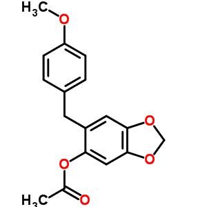 63194-74-1  6-(4-methoxybenzyl)-1,3-benzodioxol-5-yl acetate