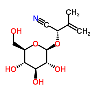 66871-89-4  (2S)-2-(beta-D-glucopyranosyloxy)-3-methylbut-3-enenitrile