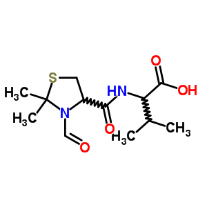 72549-59-8  N-[(3-formyl-2,2-dimethyl-1,3-thiazolidin-4-yl)carbonyl]valine