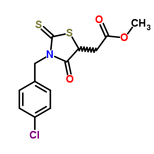 73394-90-8  methyl [3-(4-chlorobenzyl)-4-oxo-2-thioxo-1,3-thiazolidin-5-yl]acetate