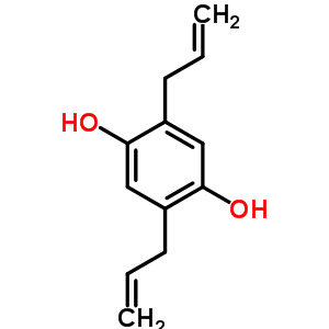 2,5-di(prop-2-en-1-yl)benzene-1,4-diol 7390-41-2