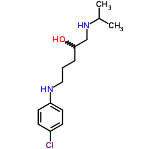 7505-21-7  5-[(4-chlorophenyl)amino]-1-(propan-2-ylamino)pentan-2-ol