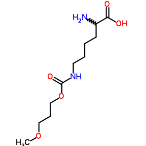 77662-89-6  N~6~-[(3-methoxypropoxy)carbonyl]lysine