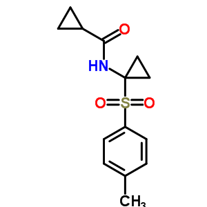 86750-60-9  N-{1-[(4-methylphenyl)sulfonyl]cyclopropyl}cyclopropanecarboxamide
