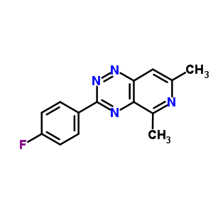121845-78-1  3-(4-fluorophenyl)-5,7-dimethylpyrido[3,4-e][1,2,4]triazine