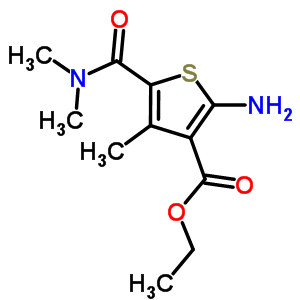 217962-82-8  ethyl 2-amino-5-(dimethylcarbamoyl)-4-methylthiophene-3-carboxylate