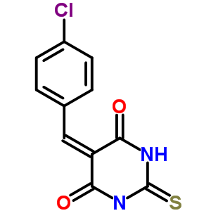 27430-13-3  5-(4-chlorobenzylidene)-2-thioxodihydropyrimidine-4,6(1H,5H)-dione