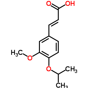 32022-22-3  acido (2E)-3-[3-metossi-4-(propan-2-ilossi)fenil]prop-2-enoico