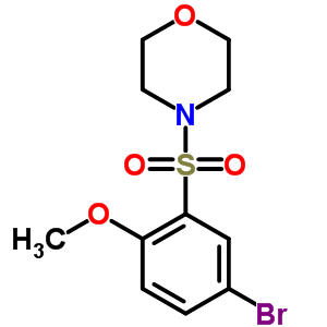 325809-68-5  4-[(5-bromo-2-methoxyphenyl)sulfonyl]morpholine