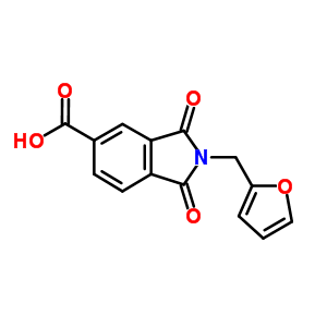 356575-75-2  2-(furan-2-ylmethyl)-1,3-dioxo-2,3-dihydro-1H-isoindole-5-carboxylic acid