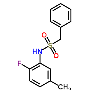4069-35-6  N-(2-fluoro-5-methylphenyl)-1-phenylmethanesulfonamide