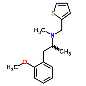 6279-77-2  1-(2-methoxyphenyl)-N-methyl-N-(thiophen-2-ylmethyl)propan-2-amine