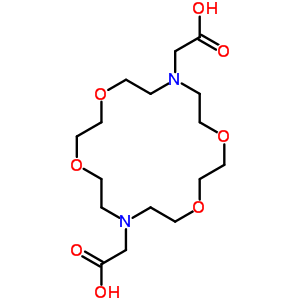 72912-01-7  2,2'-(1,4,10,13-tetraoxa-7,16-diazacyclooctadecane-7,16-diyl)diacetic acid