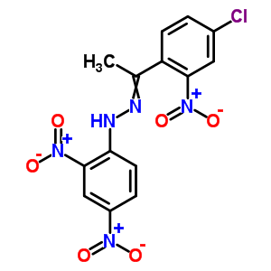 7461-15-6  1-[1-(4-chloro-2-nitrophenyl)ethylidene]-2-(2,4-dinitrophenyl)hydrazine