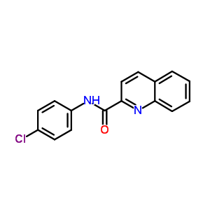 7477-43-2  N-(4-chlorophenyl)quinoline-2-carboxamide
