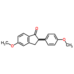 7478-21-9  5-methoxy-2-(4-methoxyphenyl)-2,3-dihydro-1H-inden-1-one