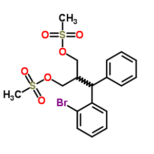 7495-52-5  2-[(2-bromophenyl)(phenyl)methyl]propane-1,3-diyl dimethanesulfonate