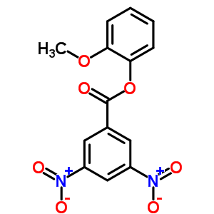 7596-17-0  2-methoxyphenyl 3,5-dinitrobenzoate