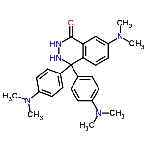 76339-00-9  7-(dimethylamino)-4,4-bis[4-(dimethylamino)phenyl]-3,4-dihydrophthalazin-1(2H)-one