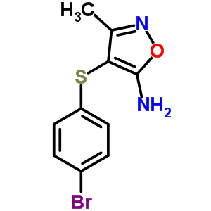 77036-97-6  4-[(4-bromophenyl)sulfanyl]-3-methyl-1,2-oxazol-5-amine