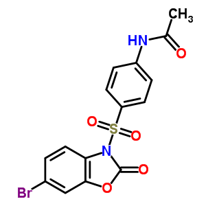 77408-60-7  N-{4-[(6-bromo-2-oxo-1,3-benzoxazol-3(2H)-yl)sulfonyl]phenyl}acetamide