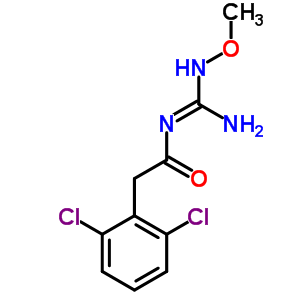 77831-47-1  N-[(E)-amino(methoxyamino)methylidene]-2-(2,6-dichlorophenyl)acetamide