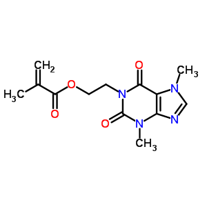 86475-80-1  2-(3,7-dimethyl-2,6-dioxo-2,3,6,7-tetrahydro-1H-purin-1-yl)ethyl 2-methylprop-2-enoate