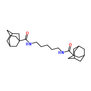 86583-06-4  N,N'-pentane-1,5-diylbistricyclo[3.3.1.1~3,7~]decane-1-carboxamide