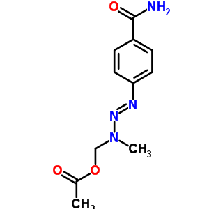 90476-09-8  [(2E)-3-(4-carbamoylphenyl)-1-methyltriaz-2-en-1-yl]methyl acetate